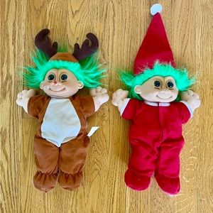 Vintage Russ & Co Inc Large Christmas Trolls
